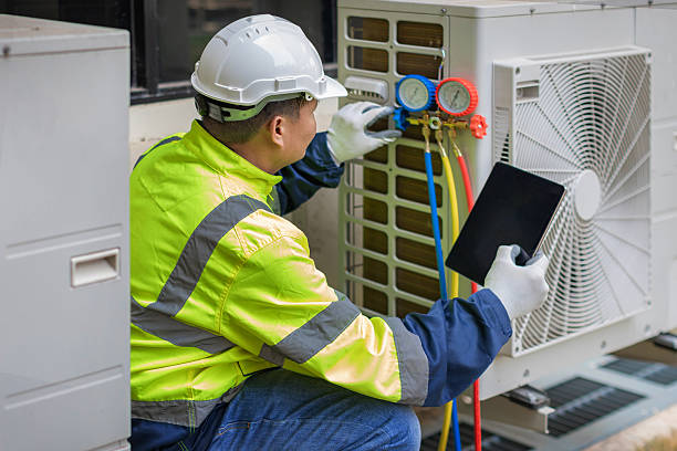 Professional Air Duct Cleaning technician working in West Creek, NJ